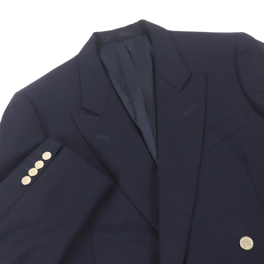 極美品□Burberrys バーバリー ヴィンテージ エンブレム金ボタン 