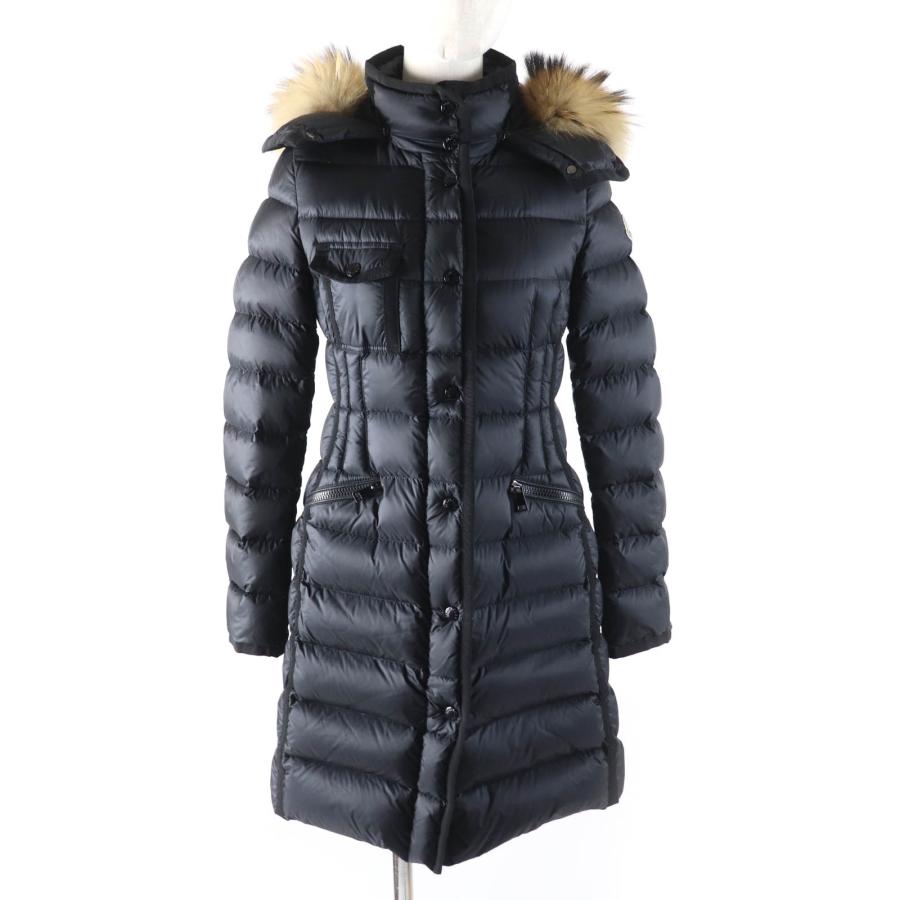 MONCLER 美品☆MONCLER モンクレール HERMIFUR ラクーンファー・フード