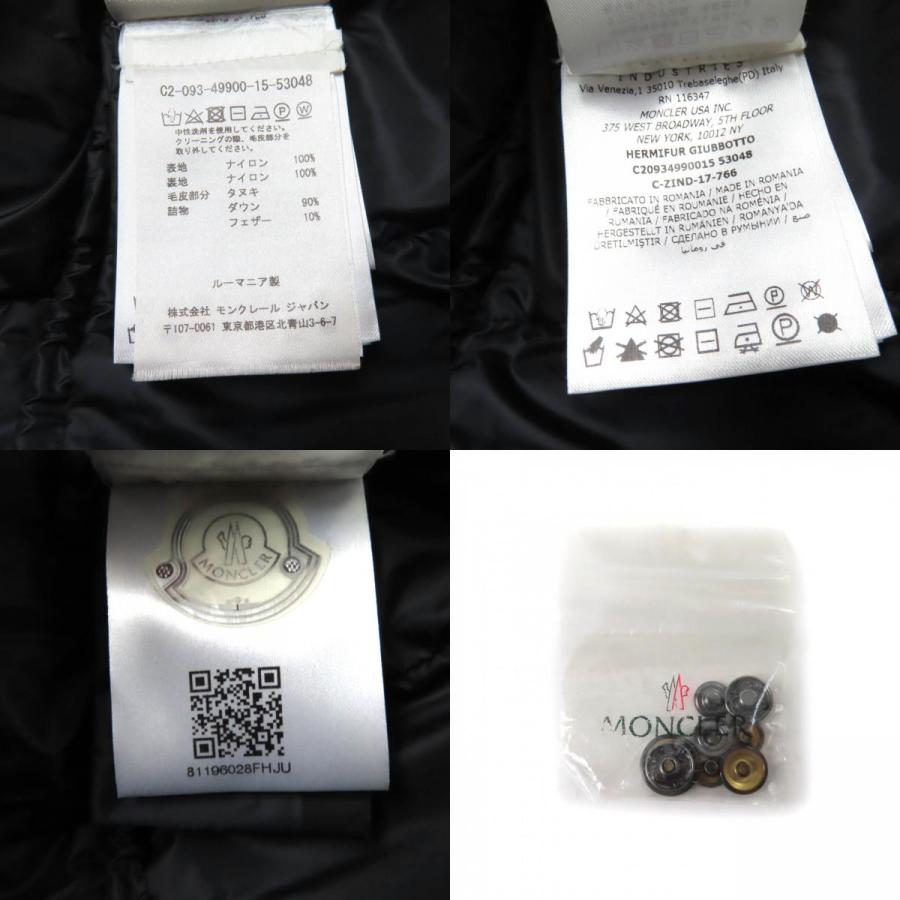 MONCLER（モンクレール） 美品☆MONCLER HERMIFUR ラクーンファー