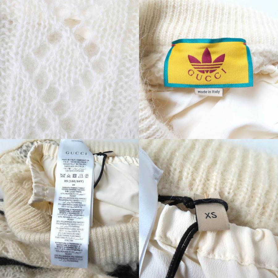 未使用品☆GUCCI×adidas グッチ×アディダス 721504 トレフォイル