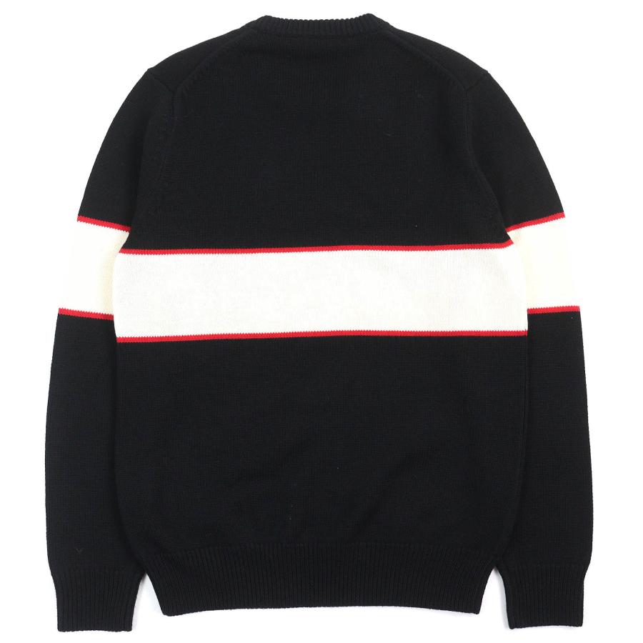 Givenchy ブラック ニットセーター GIVENCHY ジバンシィ 19AW ロゴジャガードコットンニット