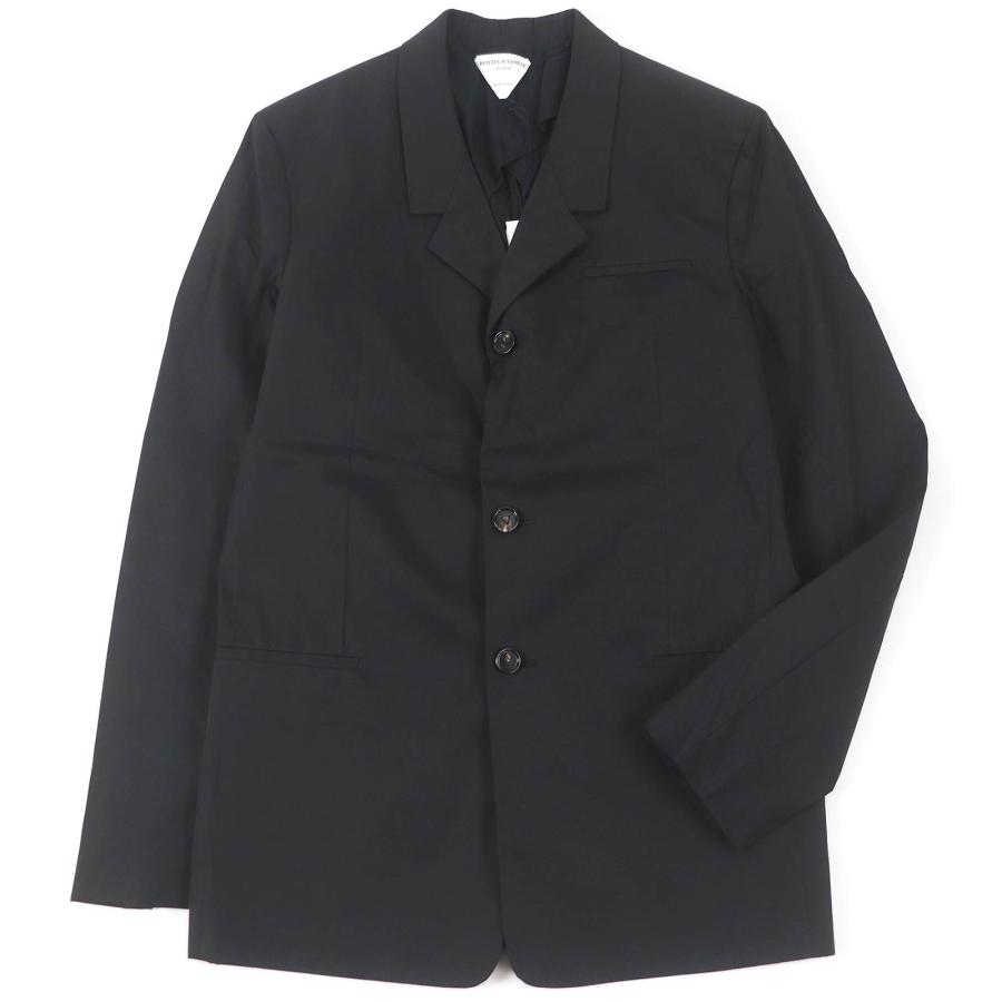 美品□BOTTEGAVENETA ボッテガヴェネタ 20AW 636451 3B シングル テーラードジャケット コート ブラック 50 イタリア製 正規品 メンズ 美品□BOTTEGAVENETA ボッテガヴェネタ 20AW 636451 3B シングル