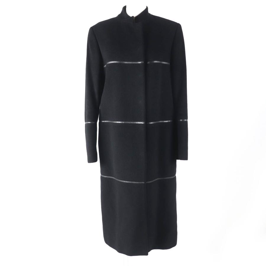 GUCCI ウール＆レザーコート