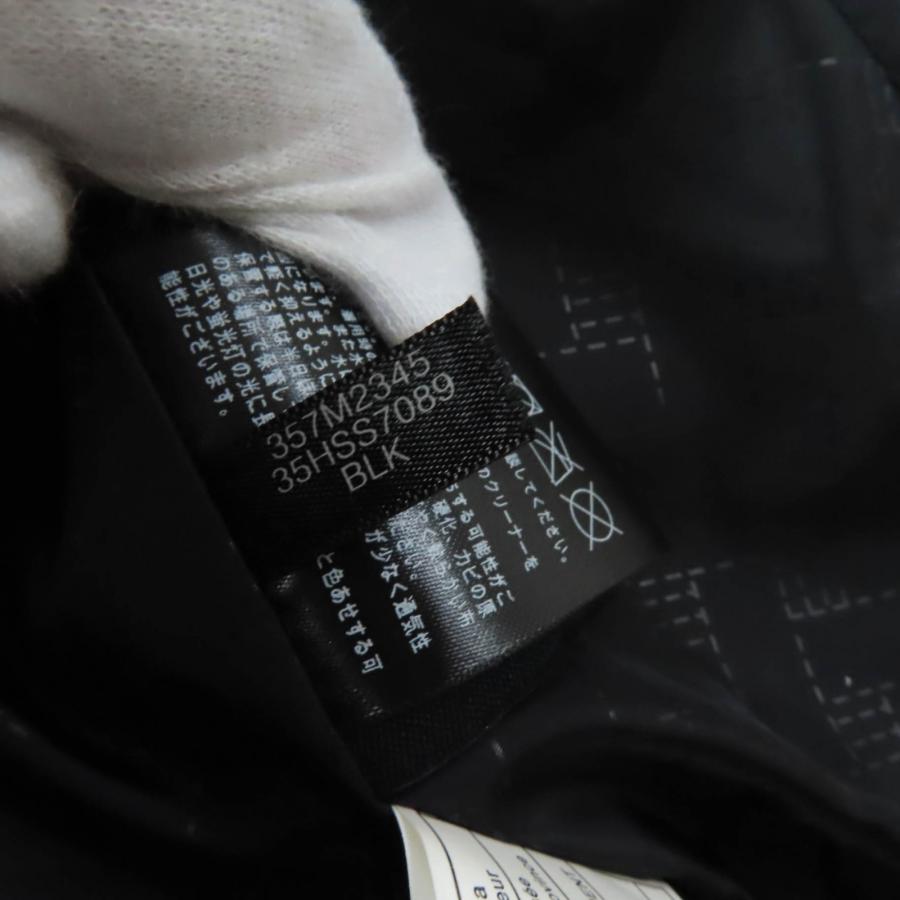 Cole Haan - 極美品★COLE HAAN コールハーン ヤギ革 ロゴZIP ゴートスキン レザー キルティングジャケット ライダースジャケット ブラック S 正規品 レディース COLE HAAN 極美品☆COLE コールハーン ヤギ革 ロゴZIP ゴート