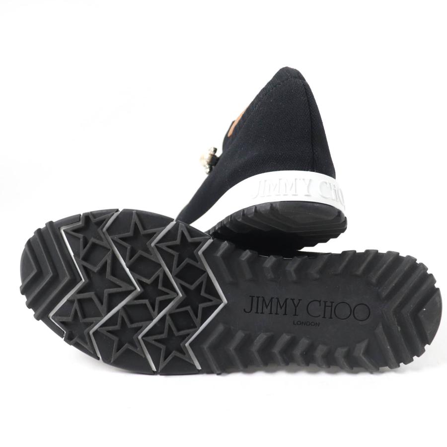 極美品☆JIMMY CHOO ジミーチュウ ヴェローナ クリスタル・Fパール付 