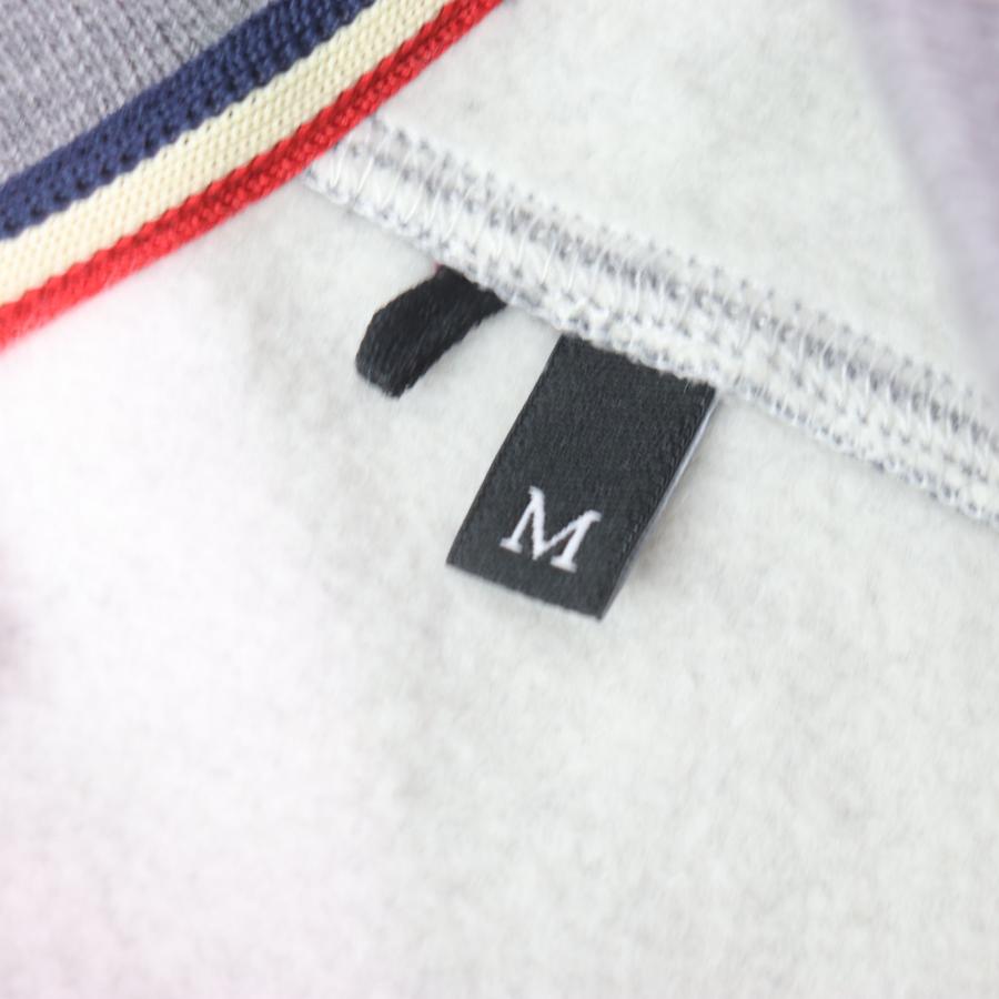 極美品】MONCLER ロゴ刺繍トレーナー グレー 正規品