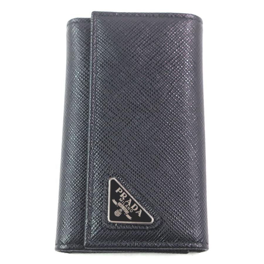 PRADA 美品▽PRADA プラダ 2PG222 現行品 トライアングルロゴ 三角  