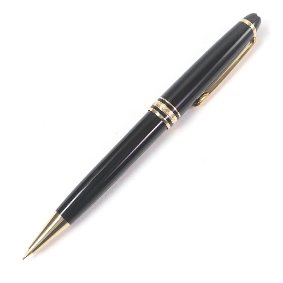 美品□MONTBLANC モンブラン プレシャスレジン マイスターシュテュック ツイスト式 シャープペンシル ブラック ドイツ製 筆記確認済み MONTBLANC（モンブラン） 美品□MONTBLANC プレシャスレジン マイ