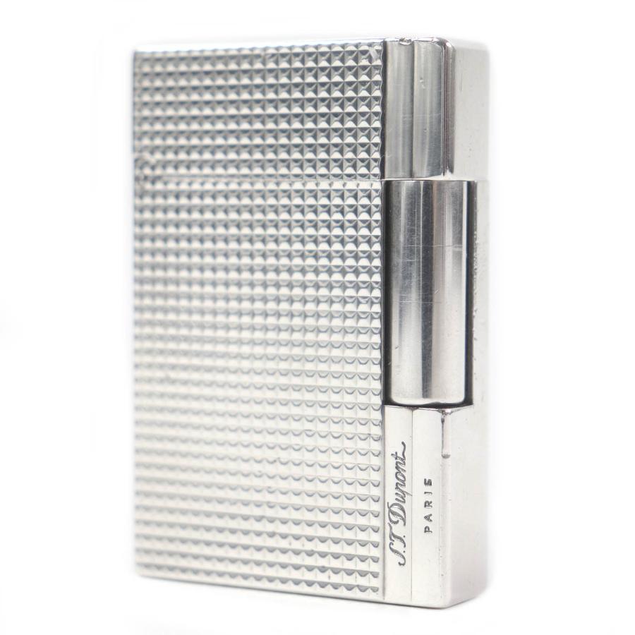 良品□Dupont デュポン ギャッツビー ダイヤモンドヘッド ガスライター 喫煙具 シルバー フランス製 メンズ レディース 着火確認済み 良品□Dupont デュポン ギャッツビー ダイヤモンドヘッド ガスライター