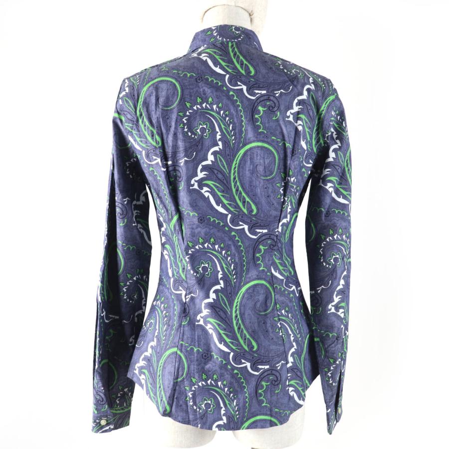ETRO（エトロ） 未使用品☆ETRO コットン ペイズリー柄 長袖シャツ