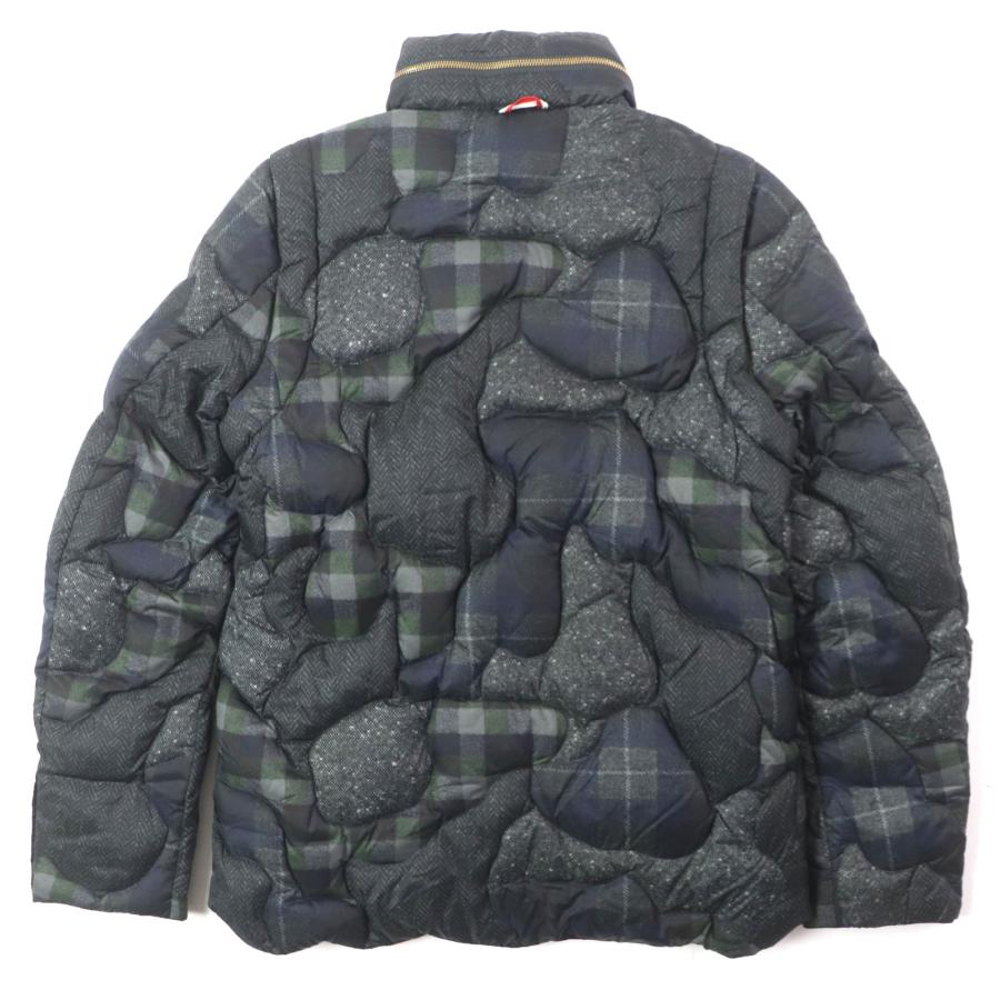 MONCLER 美品▽モンクレール ガムブルー クレイジーパターン MONCLER 美品▽モンクレール ガムブルー クレイジーパターン