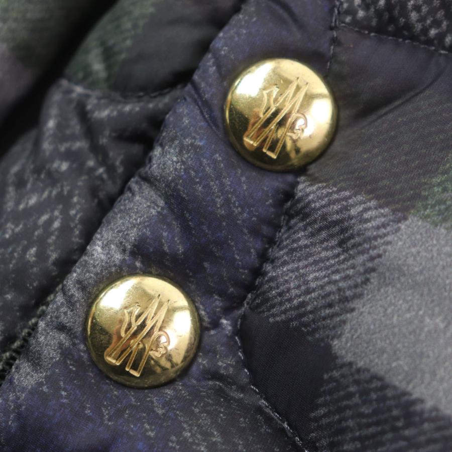MONCLER 美品▽モンクレール ガムブルー クレイジーパターン MONCLER 美品▽モンクレール ガムブルー クレイジーパターン