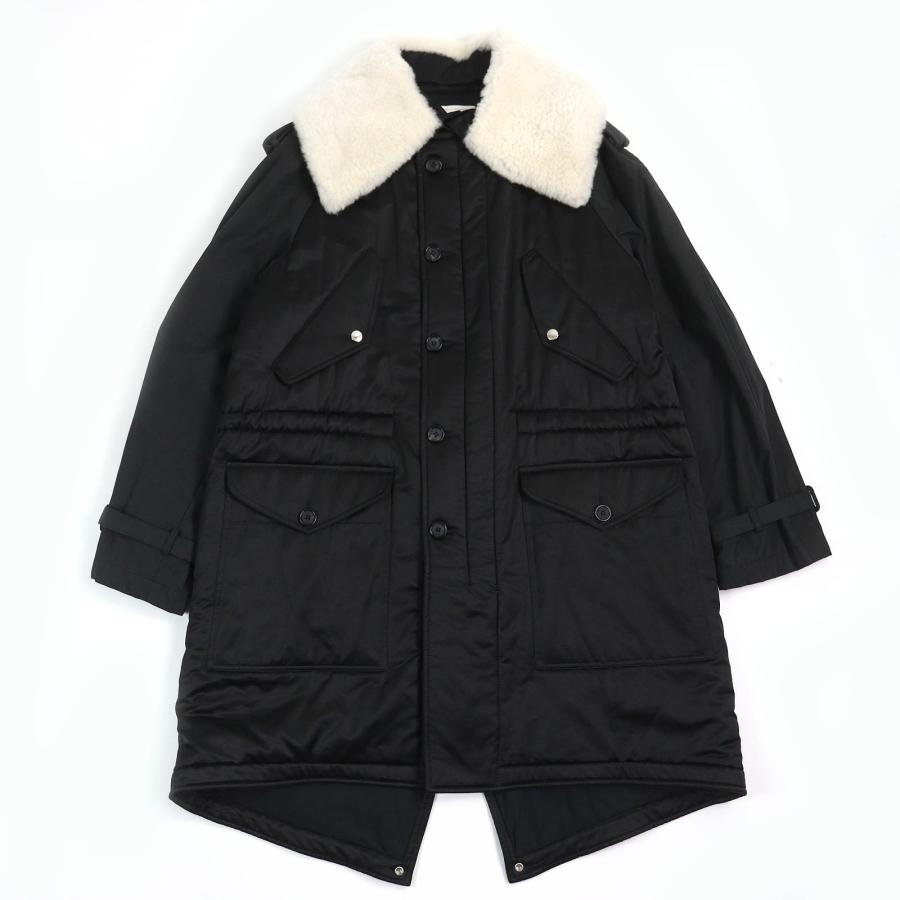 アレキサンダーマックィーン 14AWカシミア混メルトンピーコート44 ショート丈 アレキサンダーマックィーン 14AWカシミア混メルトンピーコート44