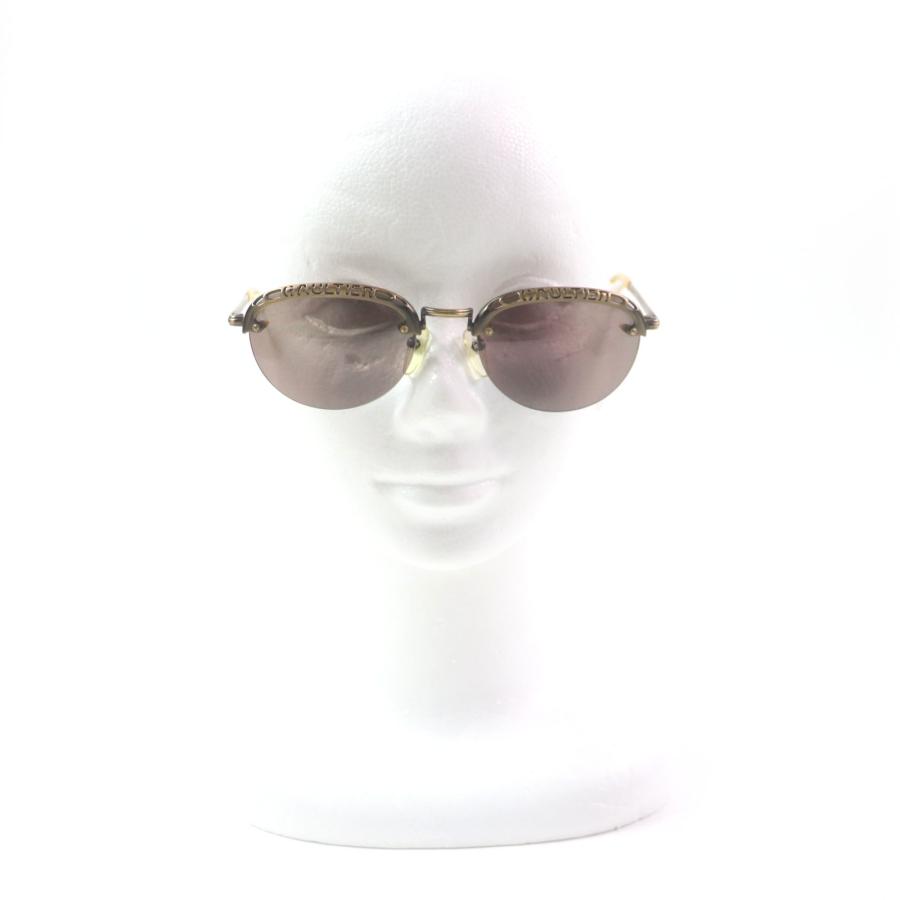 ゴルチエ　眼鏡　サングラス　キャットアイ　ハーフリム　ジャンポールゴルチエ 良品▽JEAN-PAUL GAULTIER ジャンポールゴルチエ 56-3175 オールド