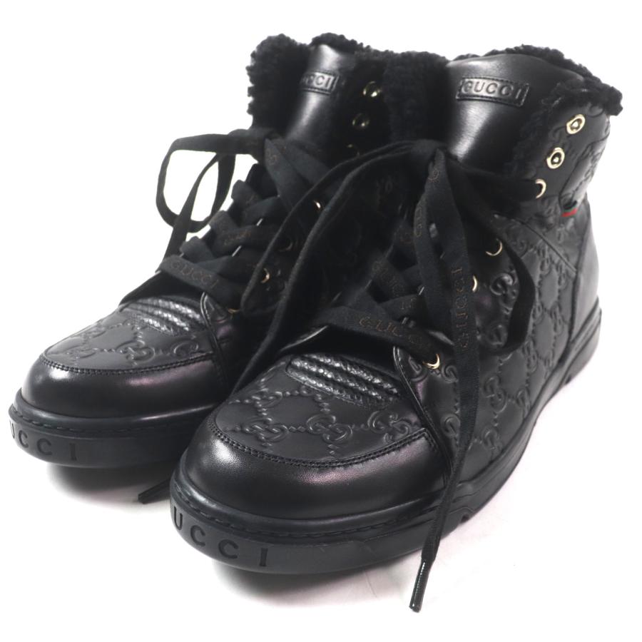 GUCCI エンボスロゴ スニーカー