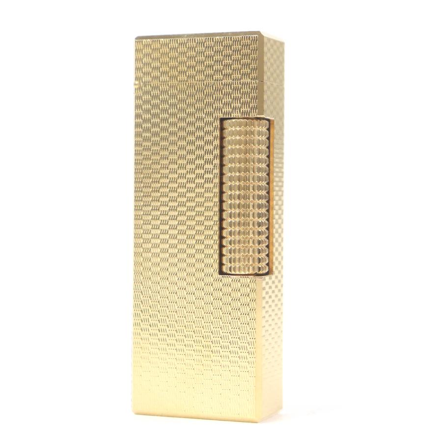 dunhill 極美品□Dunhill ダンヒル 総柄 スクエア型 ローラー式 喫煙具  