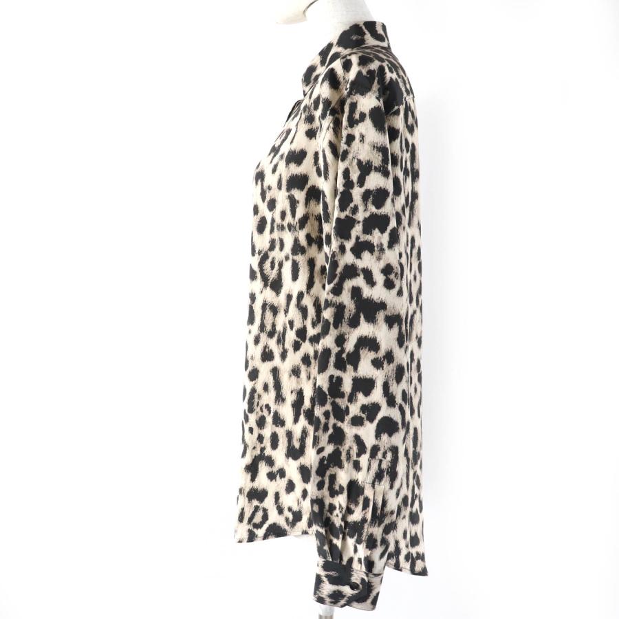 極美品☆SAINT LAURENT PARIS サンローランパリ 465896 シルク100 