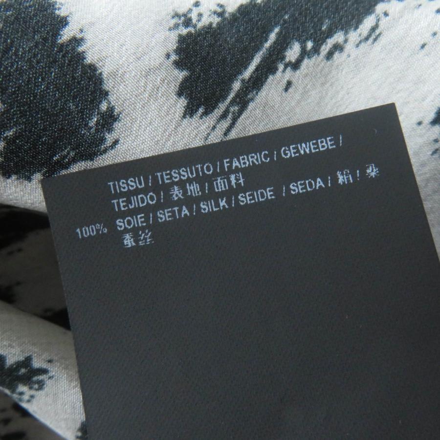 極美品☆SAINT LAURENT PARIS サンローランパリ 465896 シルク100