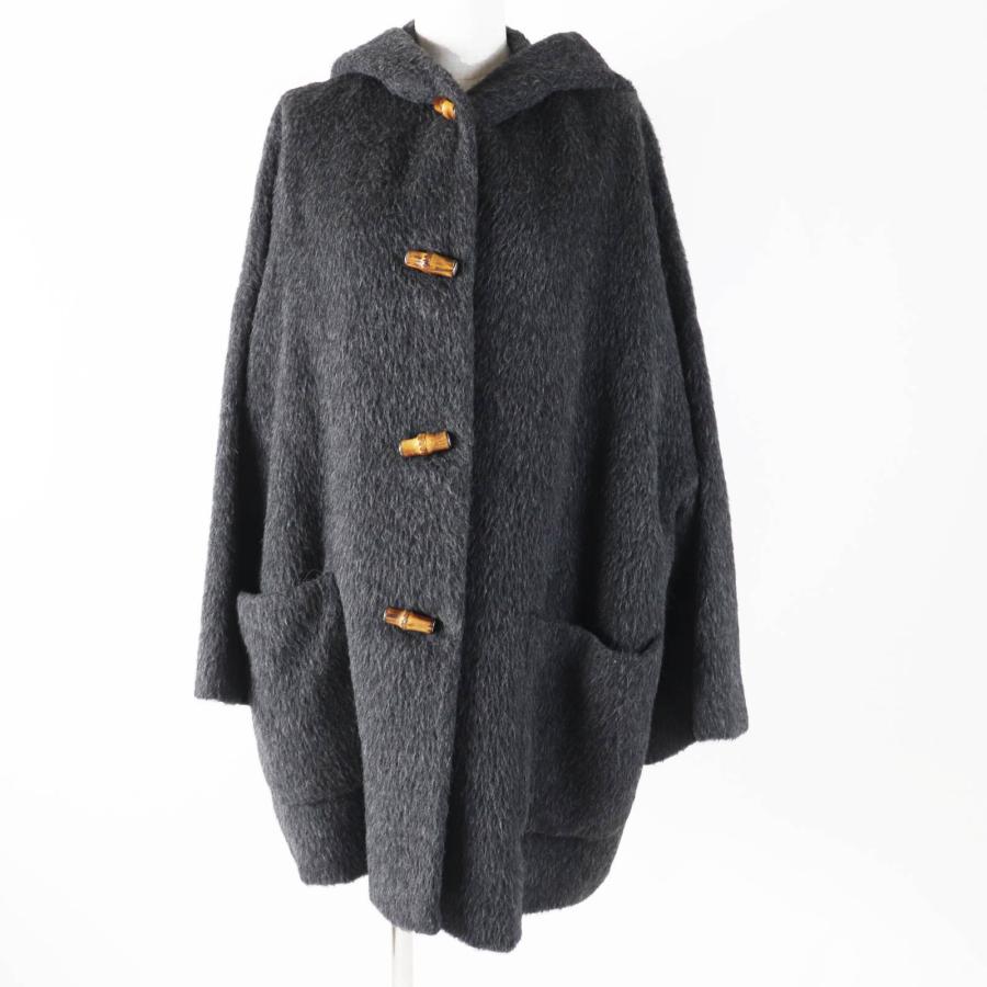 GUCCI 極美品◎GUCCI グッチ ヴィンテージ アルパカ100％ バンブー  