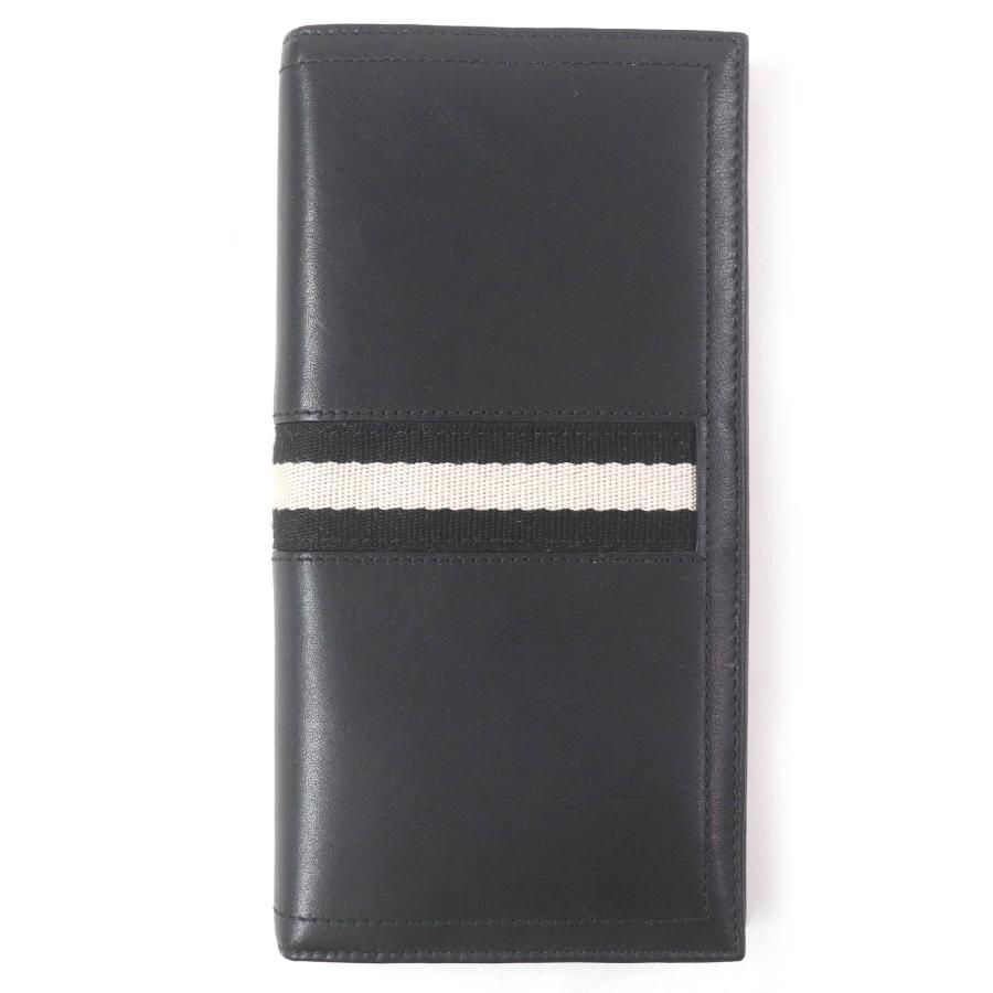 未使用品□BALLY バリー TAIRO-290 トレインスポッティング ストライプ レザーロングウォレット 長財布 ブラック 箱付き メンズオススメ Bally（バリー） 未使用品□BALLY TAIRO-290 トレインスポッティング