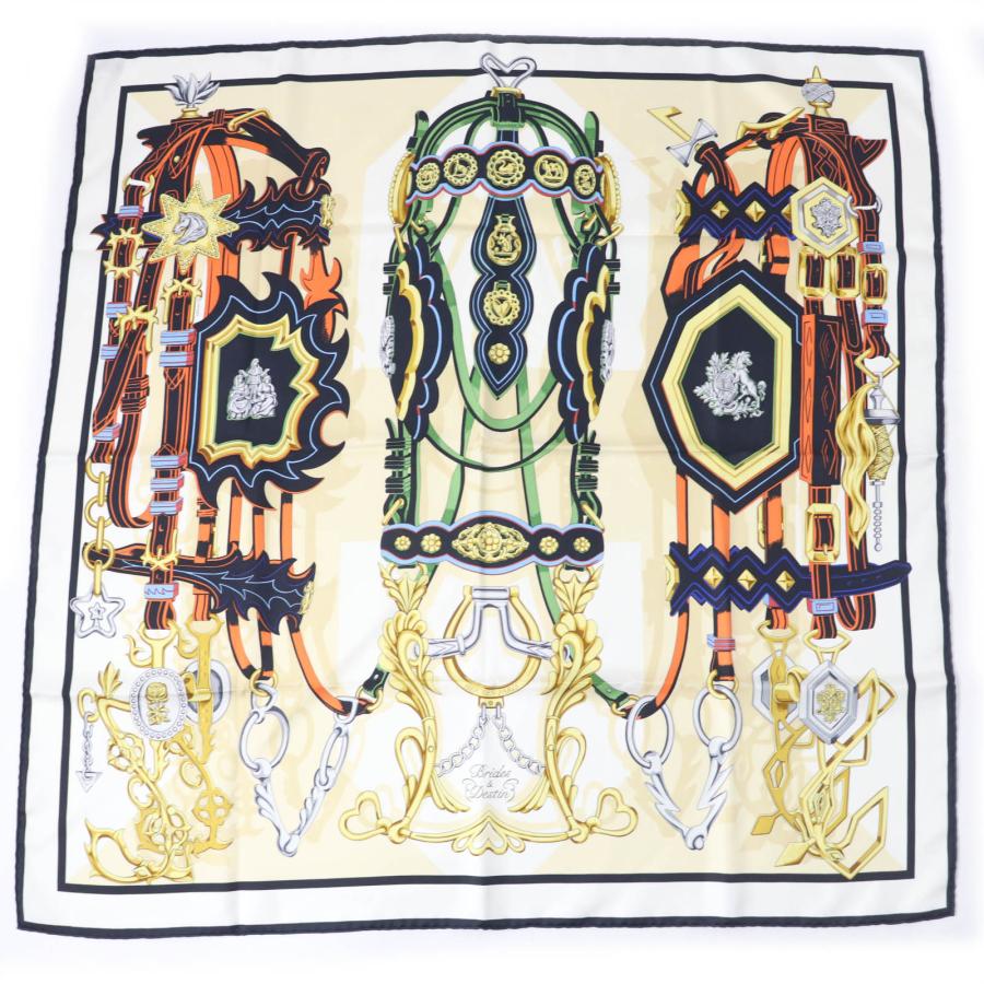 ✨極美品✨ HERMES エルメス スカーフ カレ90 シルク100 楽天市場】極美品 HERMES エルメス カレ90 シルクスカーフ