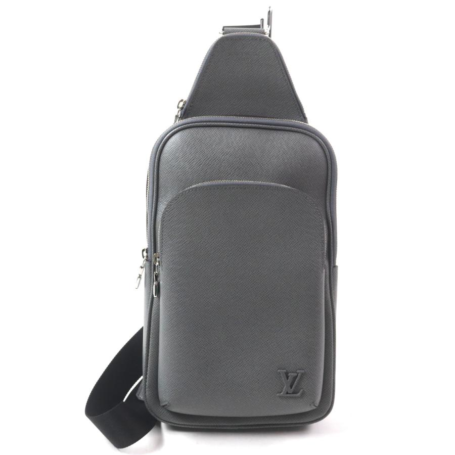 未使用品▼LOUIS VUITTON ルイヴィトン M30951 タイガ アヴェニュー スリングバッグ ロゴ付き タイガレザー グレー 袋付き 定価392700円 LOUIS VUITTON（ルイ・ヴィトン） 未使用品▽LOUIS VUITTON M30951