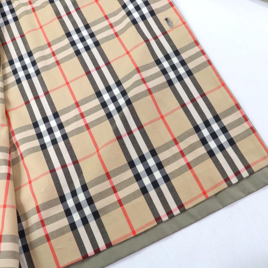 90S オールド/ステンカラーコート/ノバチェック/WR075-902-75 美品○Burberrys バーバリー ヴィンテージ WR075-902-75 裏地ノバ