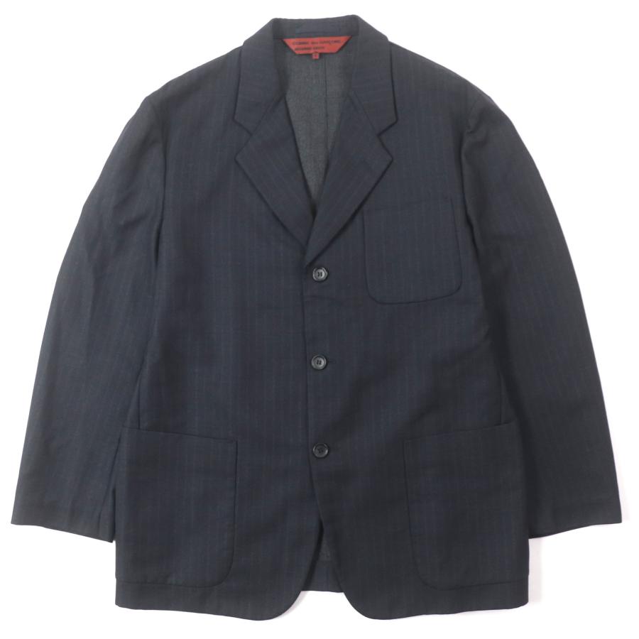 極美▼COMME des GARCONS HOMME DEUX コムデギャルソン オム ドゥ ヴィンテージ DK-J008 03AWアーカイブ 希少コンディション ジャケット 極美▽COMME des GARCONS HOMME DEUX コムデギャルソン オム ドゥ