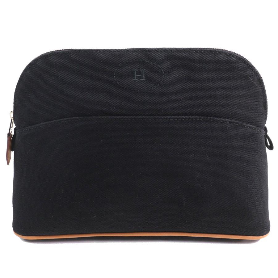 HERMES ボリードポーチMM 黒ブラック
