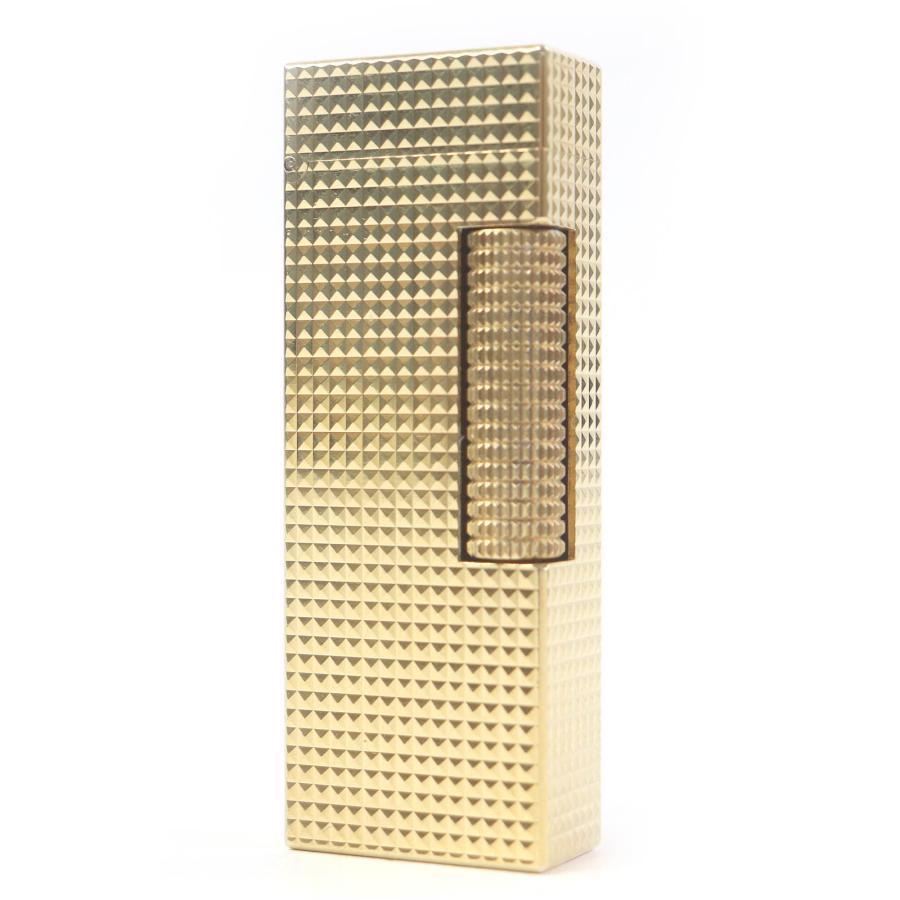 dunhill 美品□Dunhill ダンヒル ダイヤモンドヘッド 総柄 スクエア 