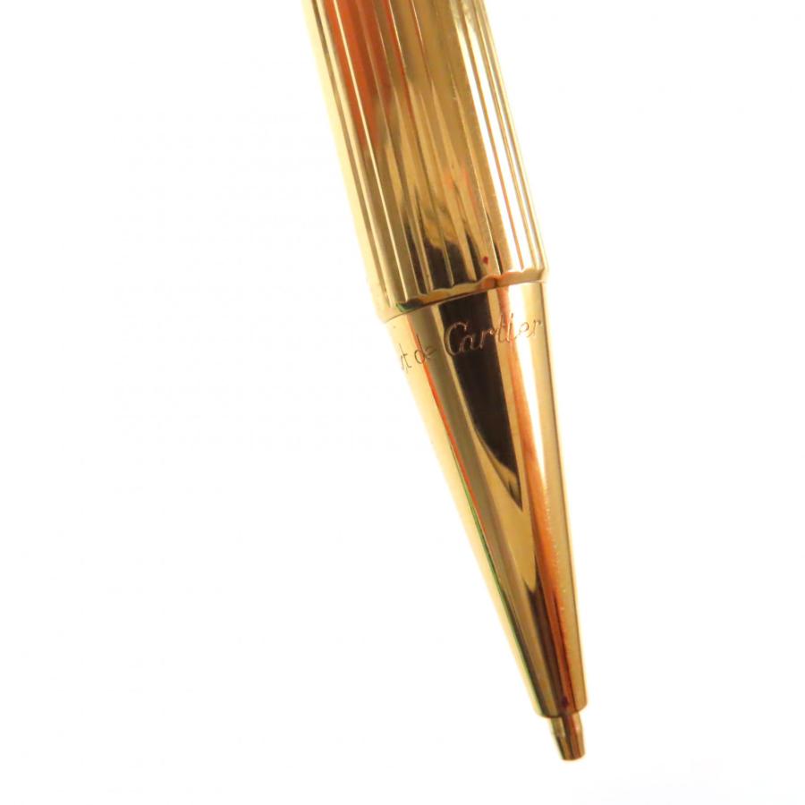 良品 CARTIER カルティエ マスト ドゥ カルティエ シャープペンシル Cartier（カルティエ） 良品▽Cartier マスト ドゥ ストライプ ロゴ