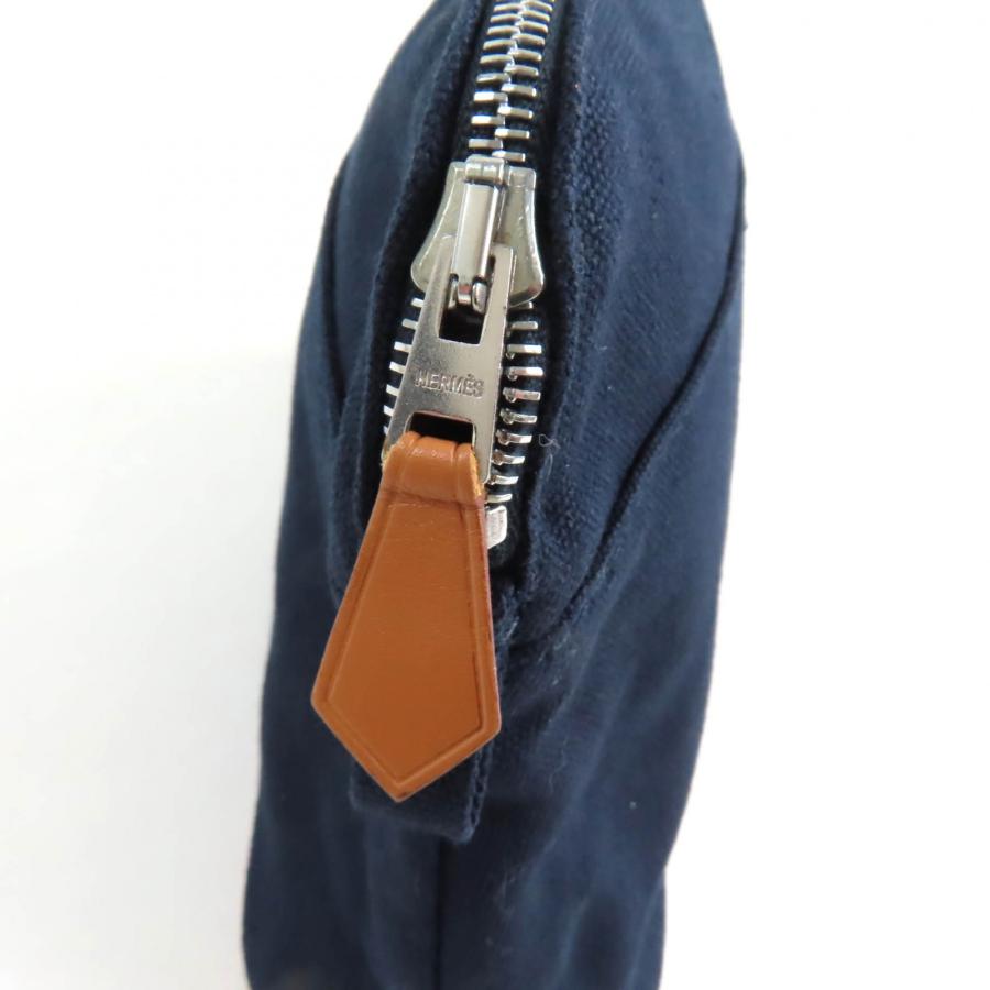 HERMES（エルメス） 極美品☆HERMES ボリードポーチPM Hロゴ刺繍 