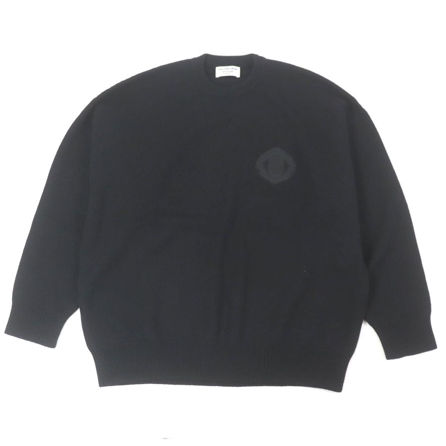 極美品□BALENCIAGA バレンシアガ 2021年製 675352 カシミヤ100％ WARDROBE UNISEX スポーティーロゴ刺繍 ニット セーター XS 正規品 BALENCIAGA（バレンシアガ） 極美品□BALENCIAGA 2021年製 675352