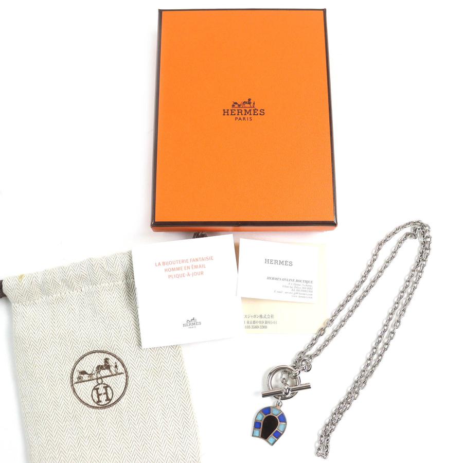 HERMES（エルメス） 美品△HERMES ネックレス エリオス フェール・ア