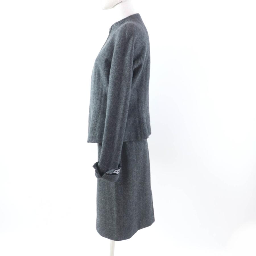 極美品☆LEONARD FASHION レオナール ファッション ウール アンゴラ混
