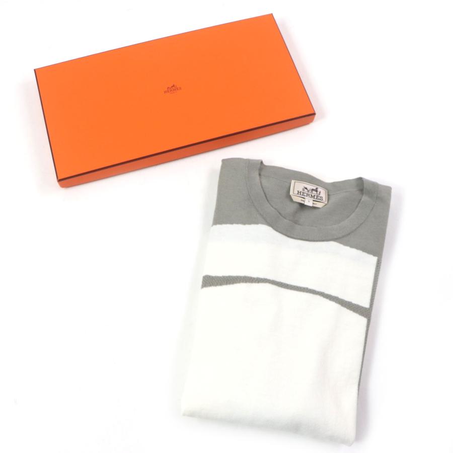 HERMES カシミヤ ショートスリーブ クルーネック ニット ショートスリーブニット | Hermès - エルメス-公式サイト