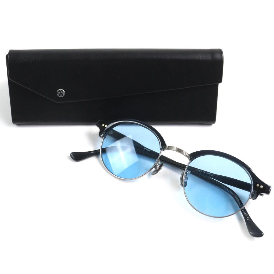 アヤメayame　クラブオーclub o　伊達眼鏡メガネサングラス 極美品△ayame アヤメ CLUB-O クラブオー ブロースタイル