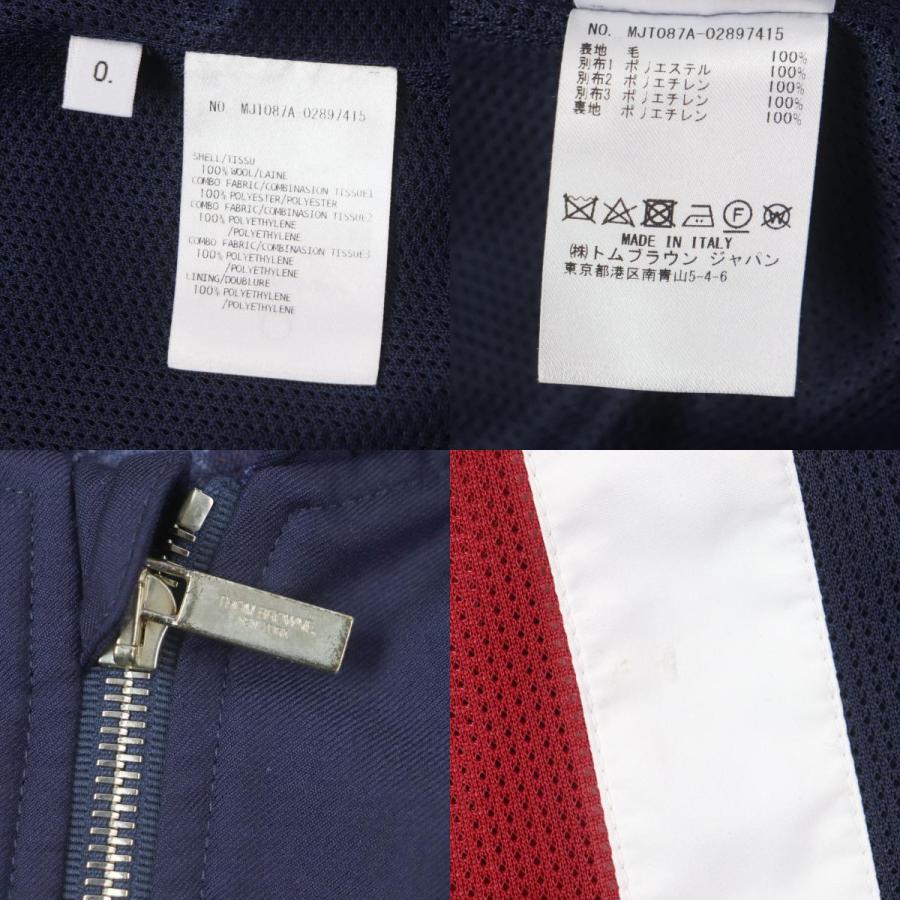 美品▽THOM BROWNE トムブラウン MJTD87A-02897415 シグネチャー 