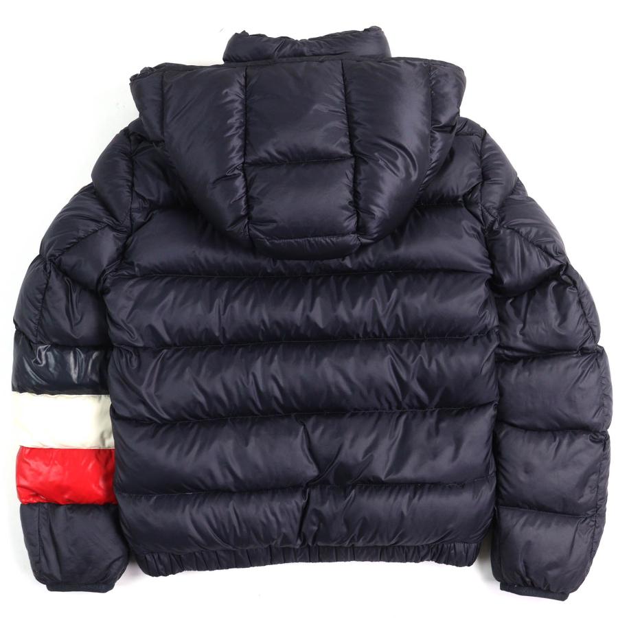 良品△MONCLER モンクレール WILLM ウィルム ロゴワッペン トリコロール フード付き ダブルジップ ダウンジャケット ネイビー 0 正規品 メンズ MONCLER（モンクレール） 良品△MONCLER WILLM ウィルム ロゴワッペン