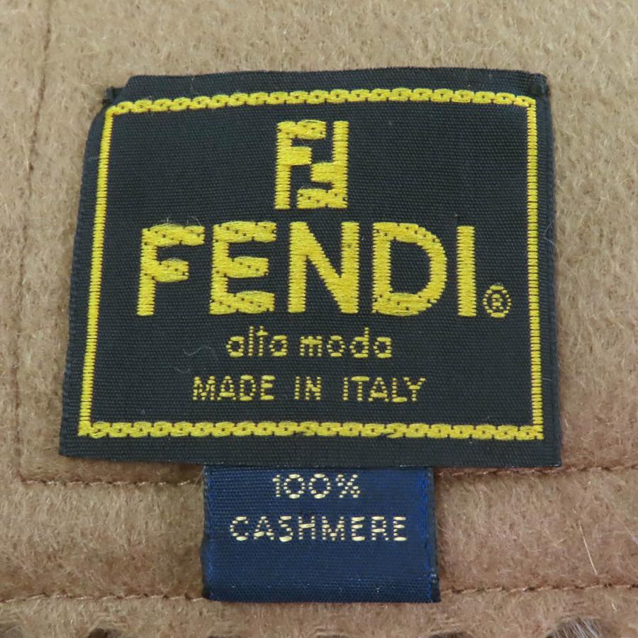 FENDI 極美品△FENDI フェンディ カシミヤ100％ ロシアン