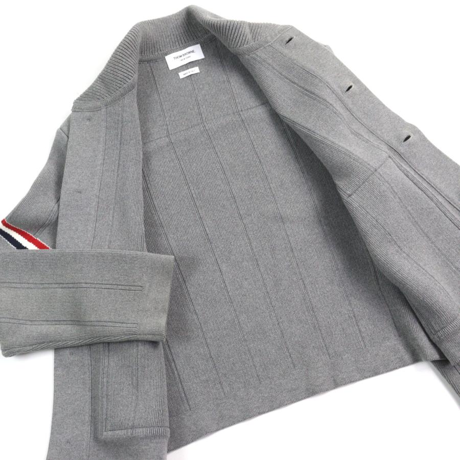 美品○THOM BROWNE トムブラウン MKJ113A ダブルフェイスコットンカシミアショールカラージャケット 1 伊製 正規品 メンズ 定価411400円の画像