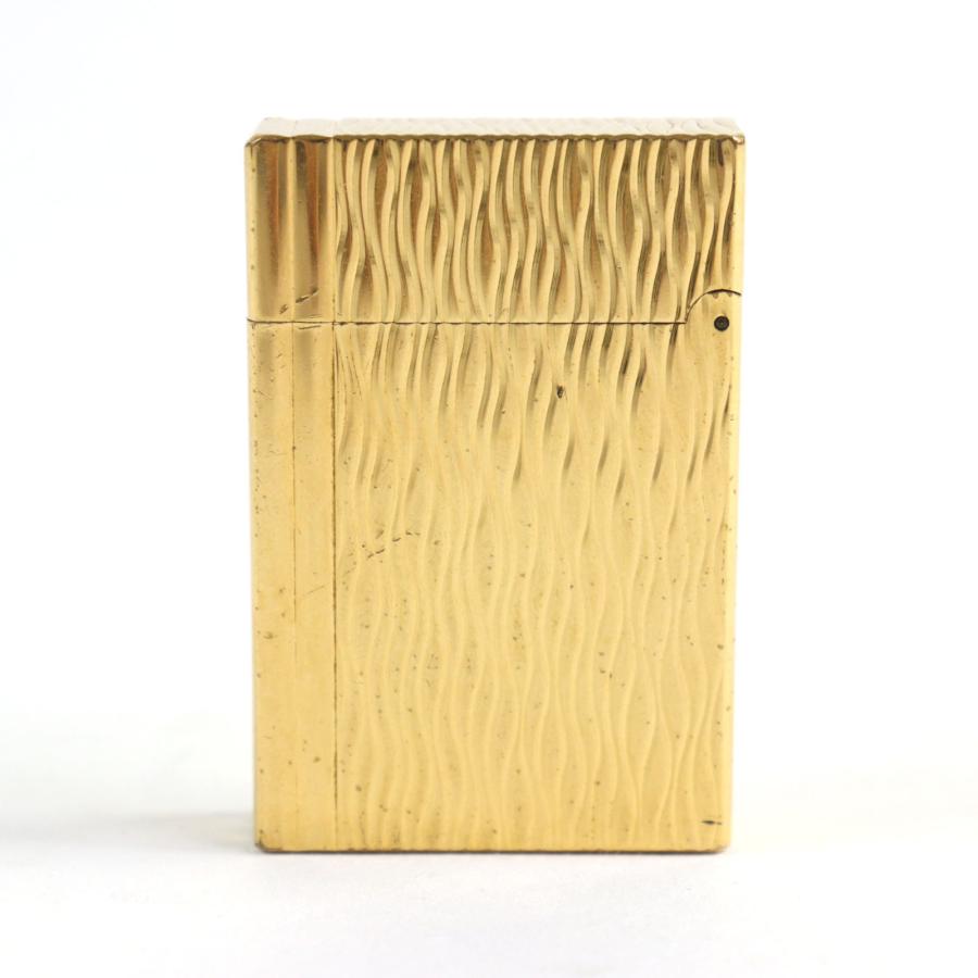 良品○Dupont デュポン ギャッツビー ロゴ刻印 ウェーブライン