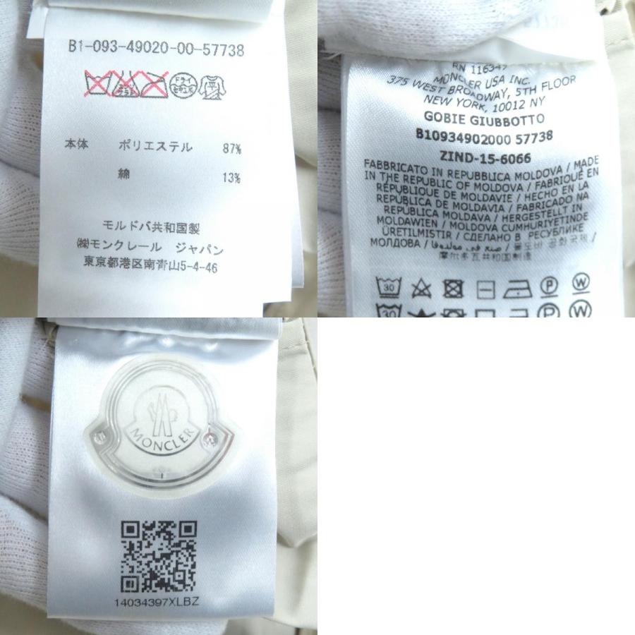 MONCLER（モンクレール） 美品△MONCLER GOBIE ロゴタグ ロゴボタン