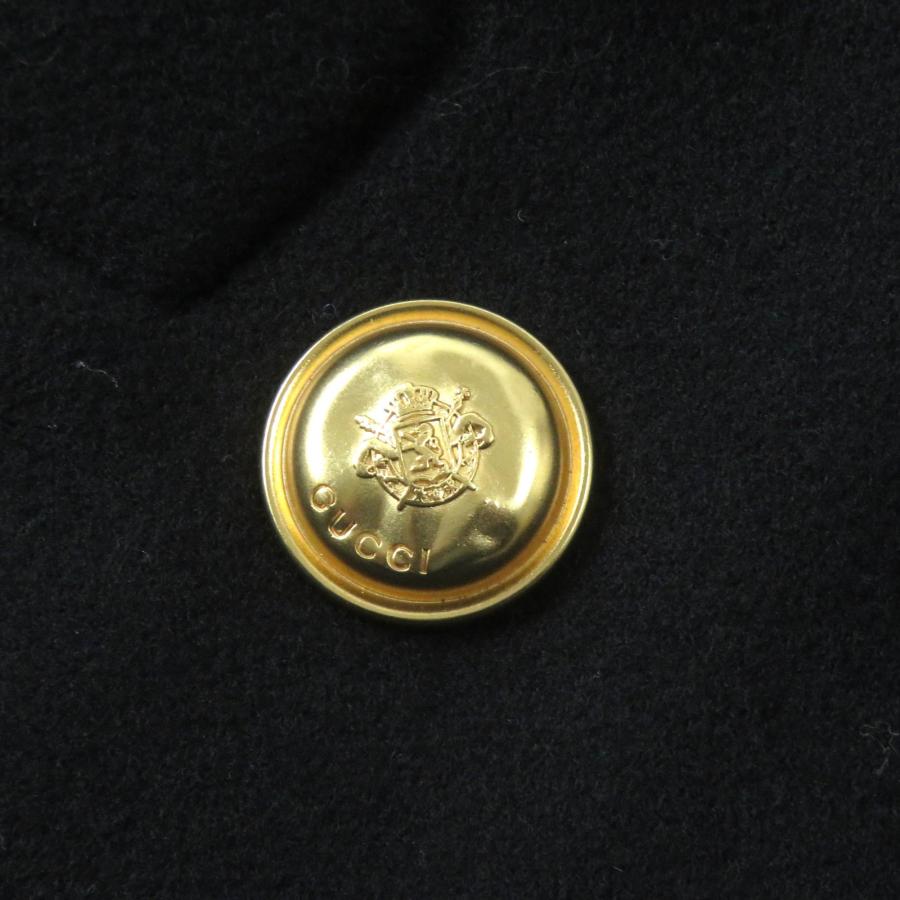 GUCCI（グッチ） 極美品△GUCCI 22SS 669523 ウール ロゴ金ボタン