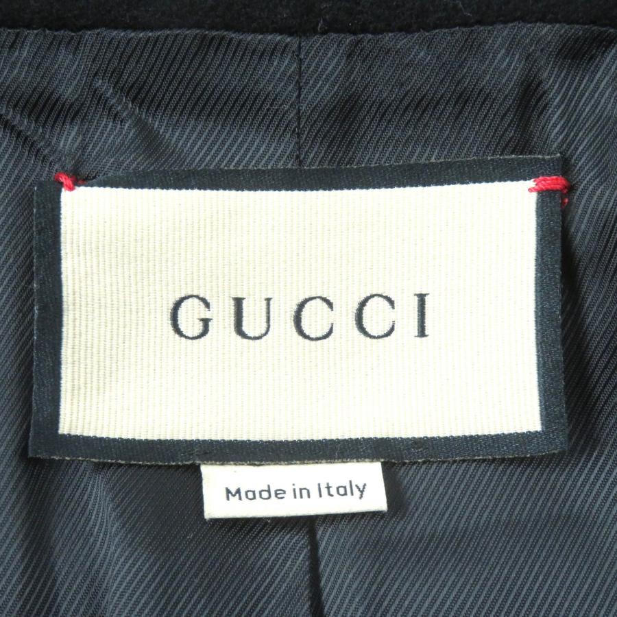 GUCCI（グッチ） 極美品△GUCCI 22SS 669523 ウール ロゴ金ボタン