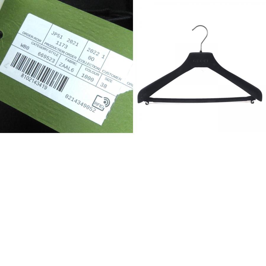 GUCCI（グッチ） 極美品△GUCCI 22SS 669523 ウール ロゴ金ボタン