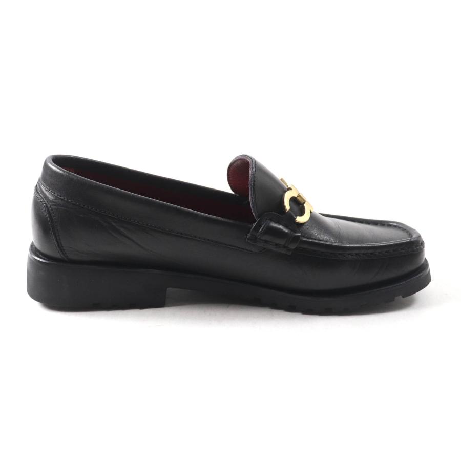 Salvatore Ferragamo スポーツ黒 ローファー　5 1/2 C 美品☆Salvatore Ferragamo SPORT サルヴァトーレ フェラガモ スポーツ