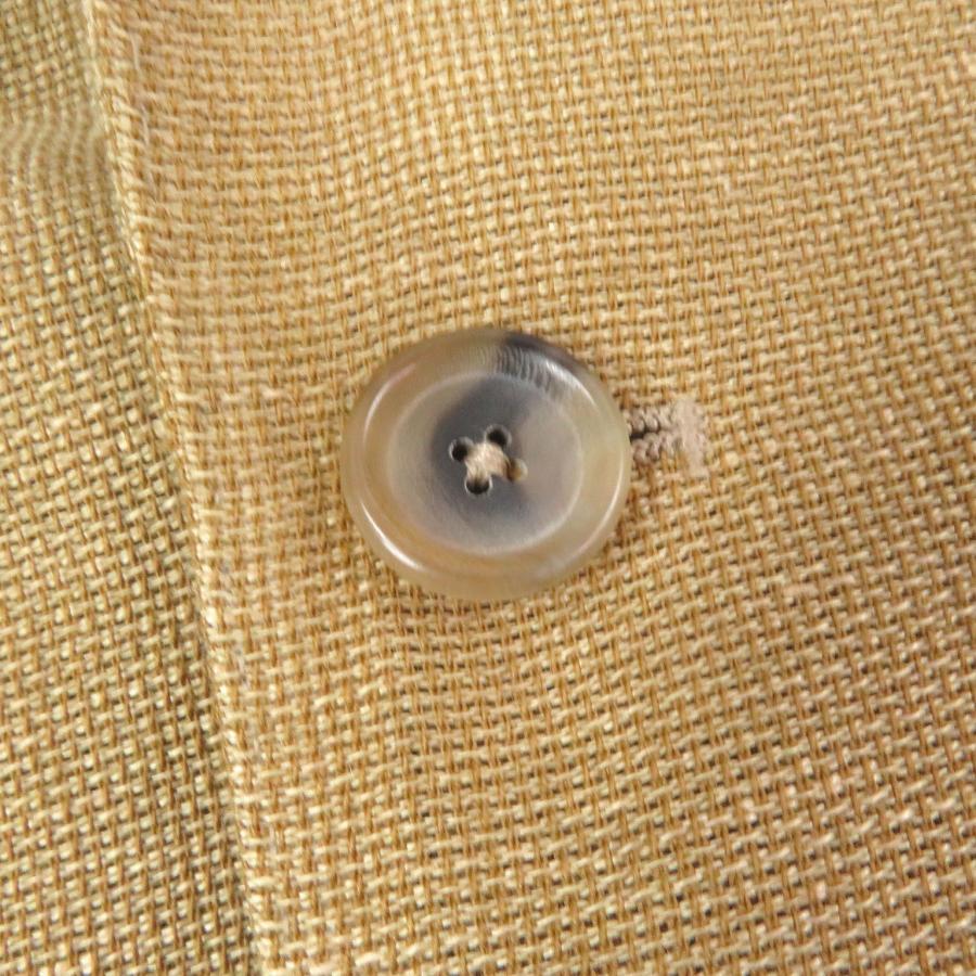 未使用品□DE PETRILLO デペトリロ ウール リネン シングル