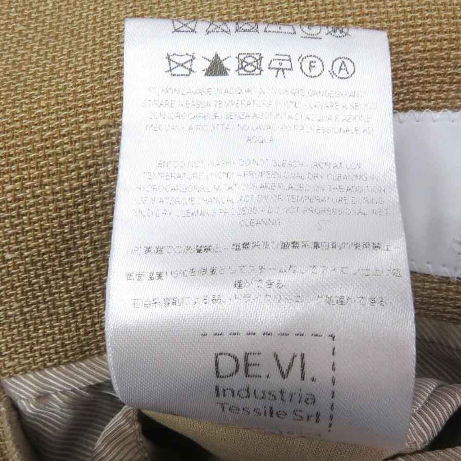 未使用品□DE PETRILLO デペトリロ ウール リネン シングル