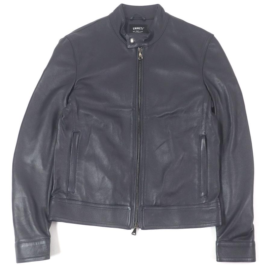 美品□EMMETI エンメティ JURI ユリ 羊革 ナッパレザー シングル